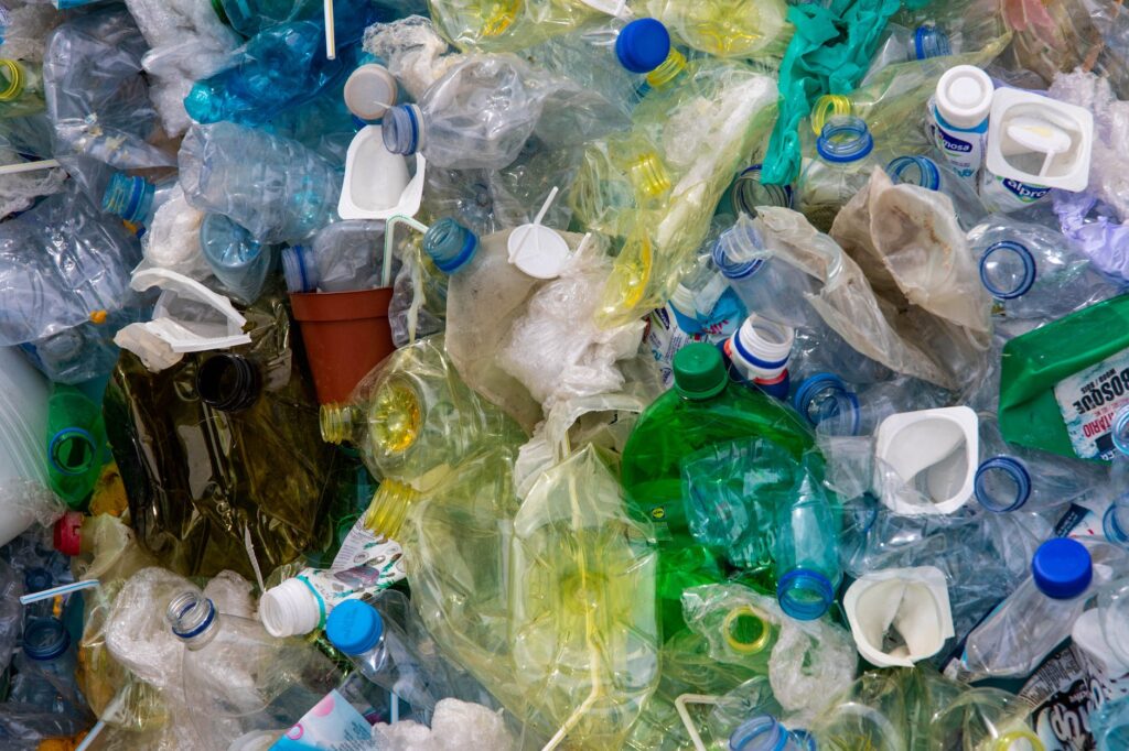 close up photo of plastic bottles